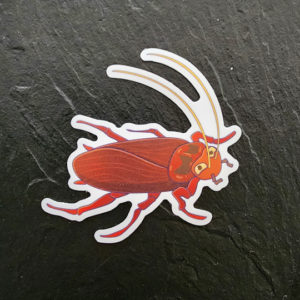 Cockroach Die Cut Sticker (3″x3″)