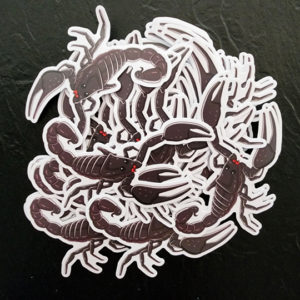 Scorpion Die Cut Sticker (4″x3″)
