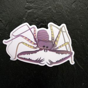 Whip Spider Die Cut Sticker (4″x3″)
